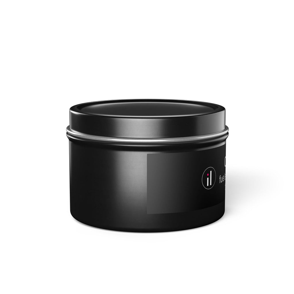 Fresh Coffee Coconut Soy Tin Candle | Coffee Fuels the Courage to Create™ | iNNOVATION Insights