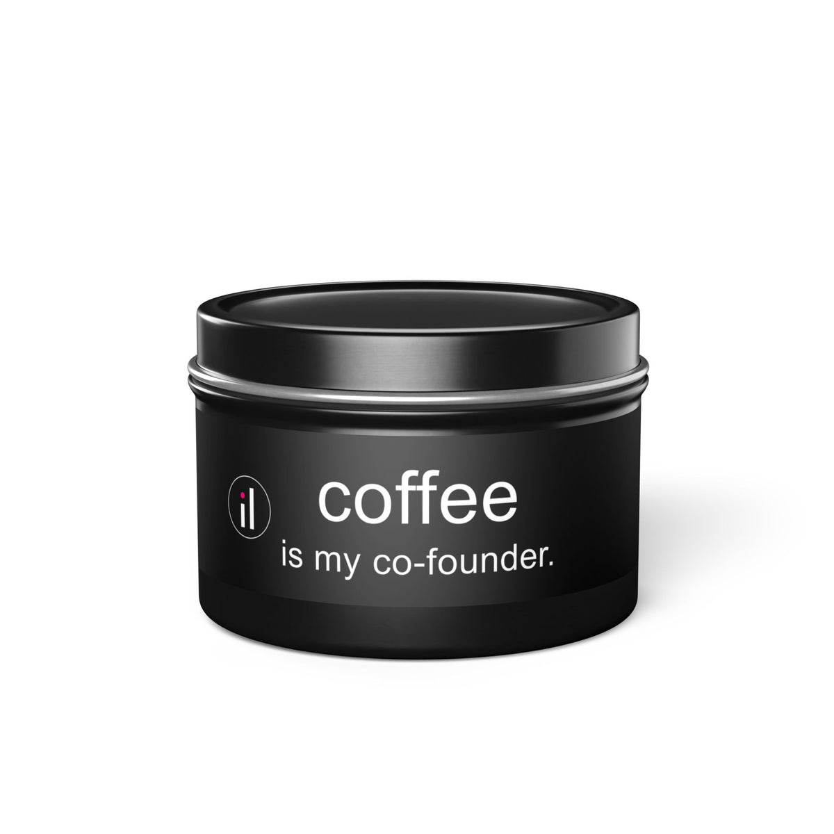 Fresh Coffee Coconut Soy Tin Candle | Coffee Is My Co-Founder™ | iNNOVATION Insights