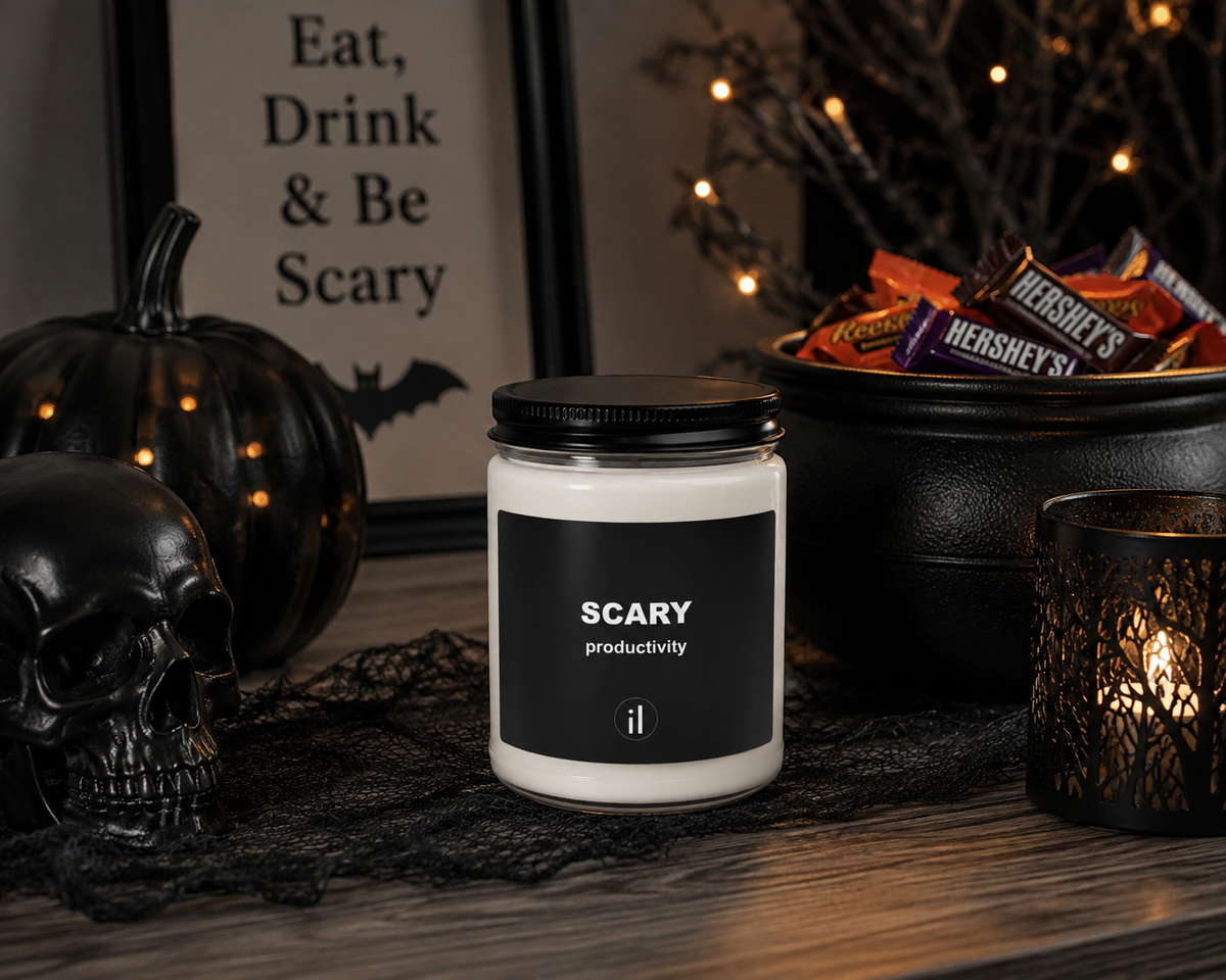 Soy Candle | Scary Productivity™ | Wicked iNNOVATION Collection