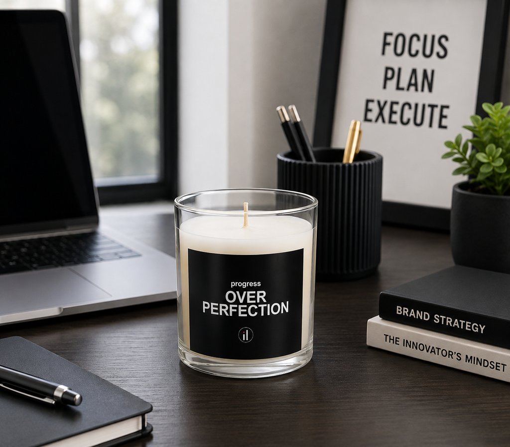 Progress Over Perfection™ Soy Candle | iNNOVATION Insights