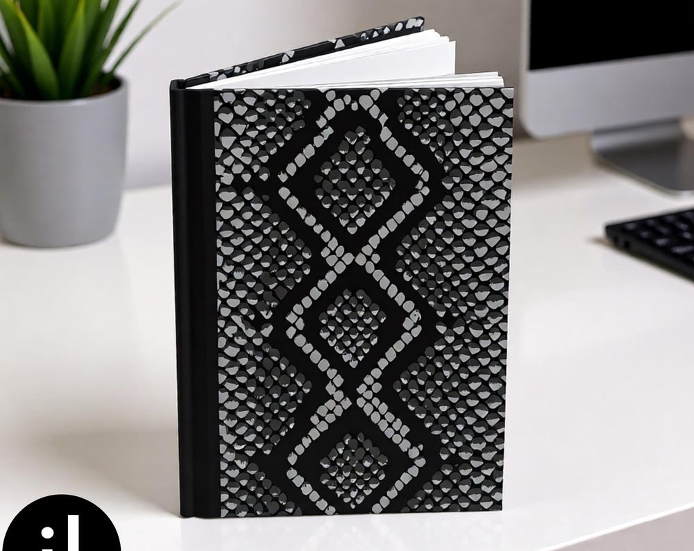 Snakeskin Hardcover Journal